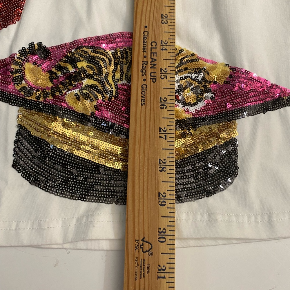 Queen of Sparkles sequin grad cap dress size  small - Picture 9 of 16